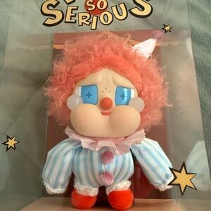 Why so Seriouc Striped Clown Crybaby. 
Authentic from Popmart